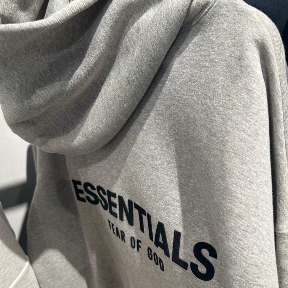 Fear of God Essentials Hoodie (SS22-Dark Oatmeal)
